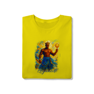 Nome do produtoCamiseta de Logunedé - Estampa Exclusiva