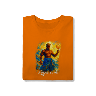 Nome do produtoCamiseta de Logunedé - Estampa Exclusiva