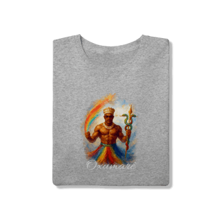 Nome do produtoCamiseta de Oxumarê - Estampa Exclusiva