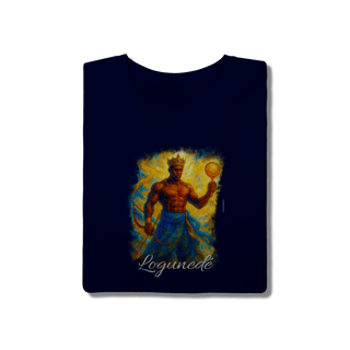 Nome do produtoCamiseta de Logunedé - Estampa Exclusiva
