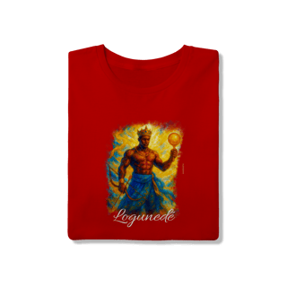 Nome do produtoCamiseta de Logunedé - Estampa Exclusiva