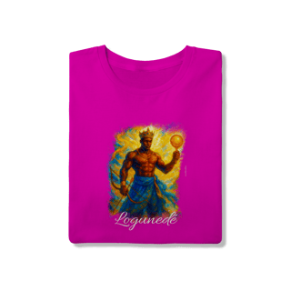 Nome do produtoCamiseta de Logunedé - Estampa Exclusiva