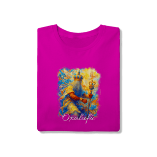 Nome do produtoCamiseta de Oxalufã - Estampa Exclusiva