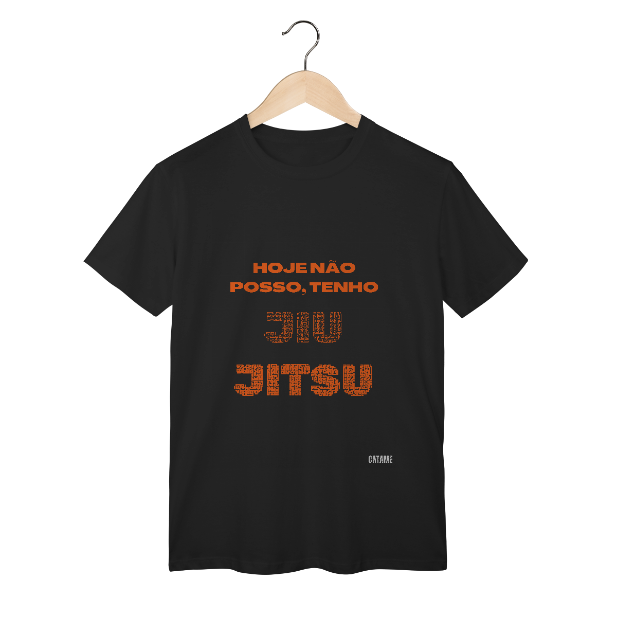 Nome do produto: Camiseta Hoje não posso, tenho Jiu-Jitsu