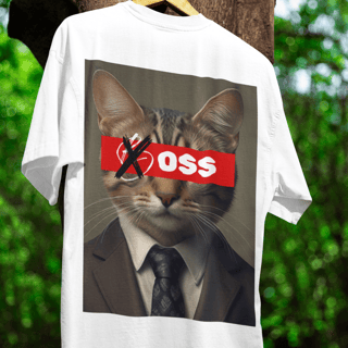 Nome do produto Camiseta Cat Boss