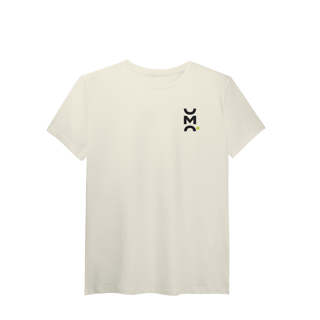 T-Shirt Pima CMC Minimalista logo preta