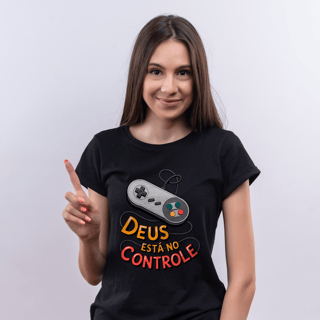 Nome do produto T-shirt Deus está no controle