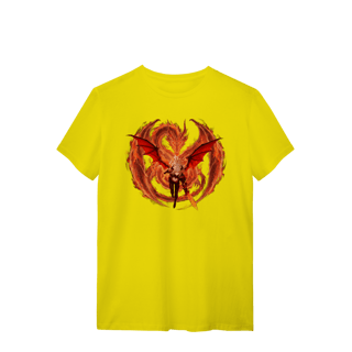 Nome do produtoCamiseta Rhanya – A Meio Dragão | O Legado do Fogo