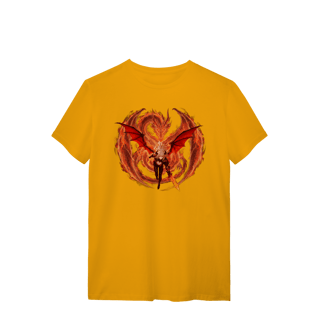 Nome do produtoCamiseta Rhanya – A Meio Dragão | O Legado do Fogo