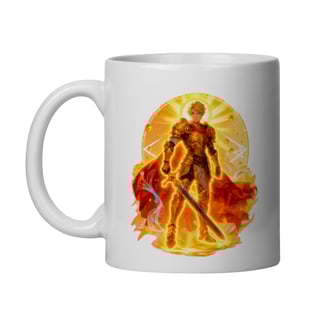 Caneca do Aart – O Cavaleiro Guardião✨ - Branca