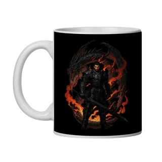 Caneca do Grannus - O Matador de Dragões - Preta
