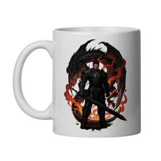 Caneca do Grannus - O Matador de Dragões - Branca