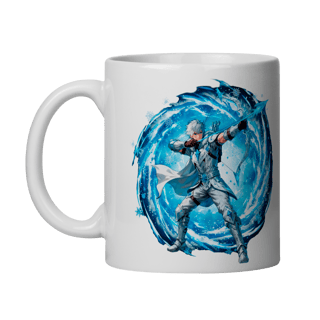 Caneca Kaoro - O Arqueiro Gélido - Branca