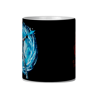 Nome do produtoCaneca Kaoro - O Arqueiro Gélido - Preta