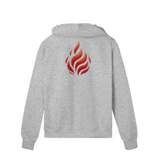 Nome do produtoMoletom Prime com Zíper – Símbolo O Legado do Fogo