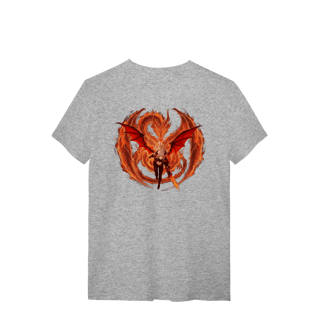 Nome do produtoCamiseta Rhanya – A Meio Dragão | O Legado do Fogo
