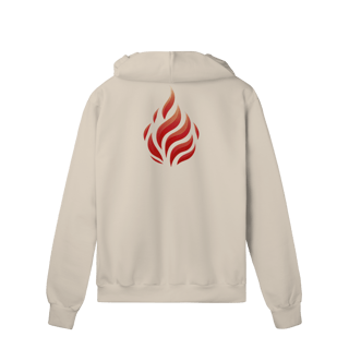 Nome do produtoMoletom Prime com Zíper – Símbolo O Legado do Fogo