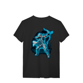 Nome do produtoCamiseta Kaoro - O Arqueiro Gélido | O Legado do Fogo