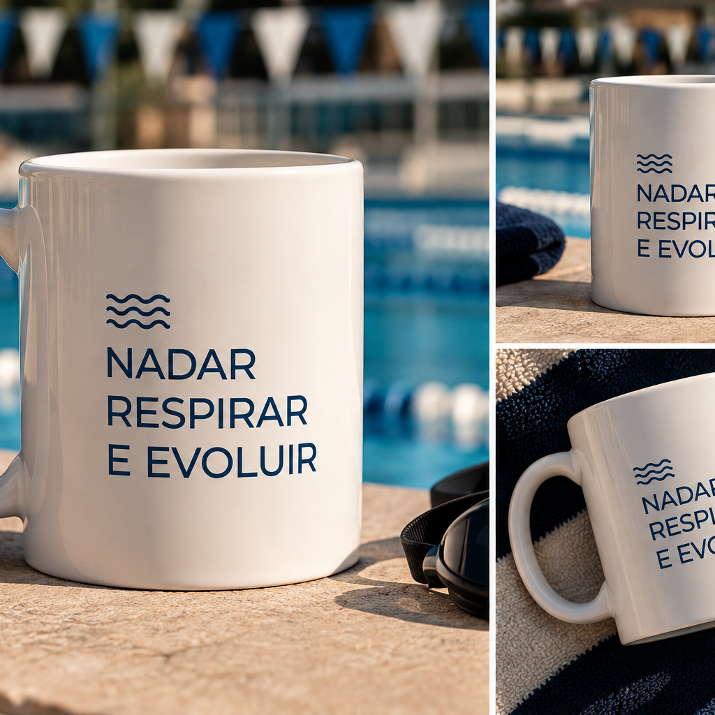 CANECA RAIA - NADAR. RESPIRAR. EVOLUIR.