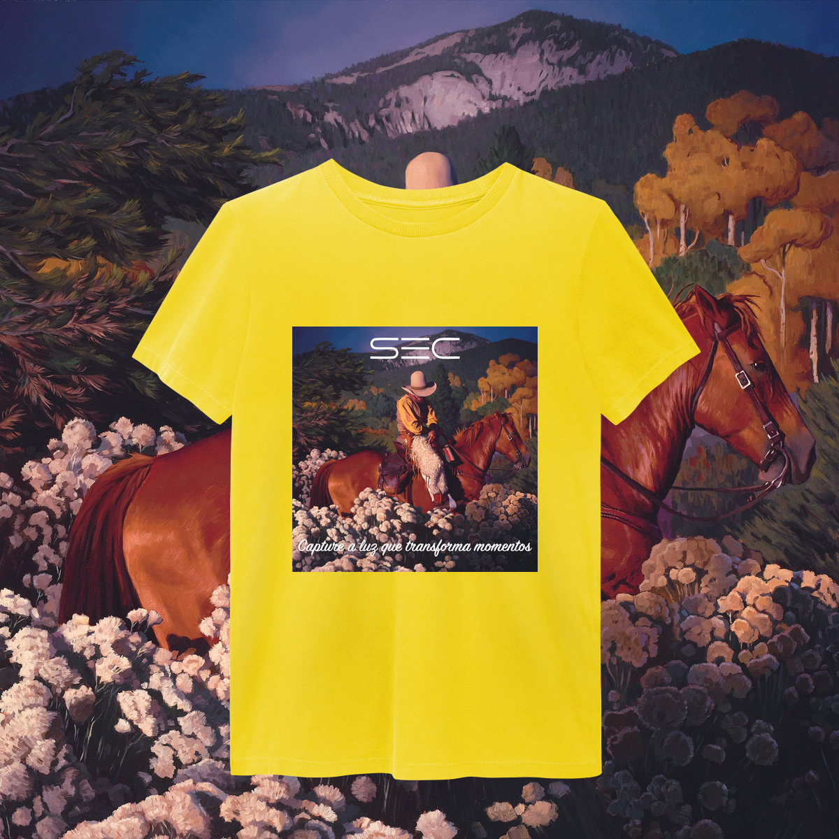 Nome do produto Magic Hour in taos - T-Shirt Estonada
