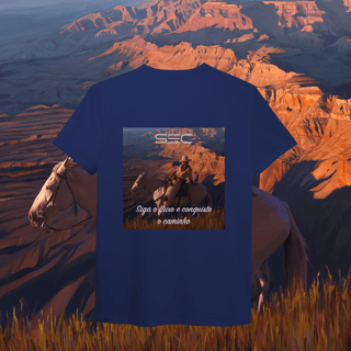 Nome do produto In the middle run a river - T-Shirt Pima