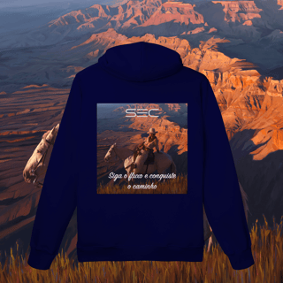 Nome do produto In the middle run a river - Moletom Prime Canguru