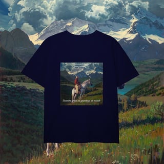 Nome do produto Living with Mountains - T-Shirt Plus Size