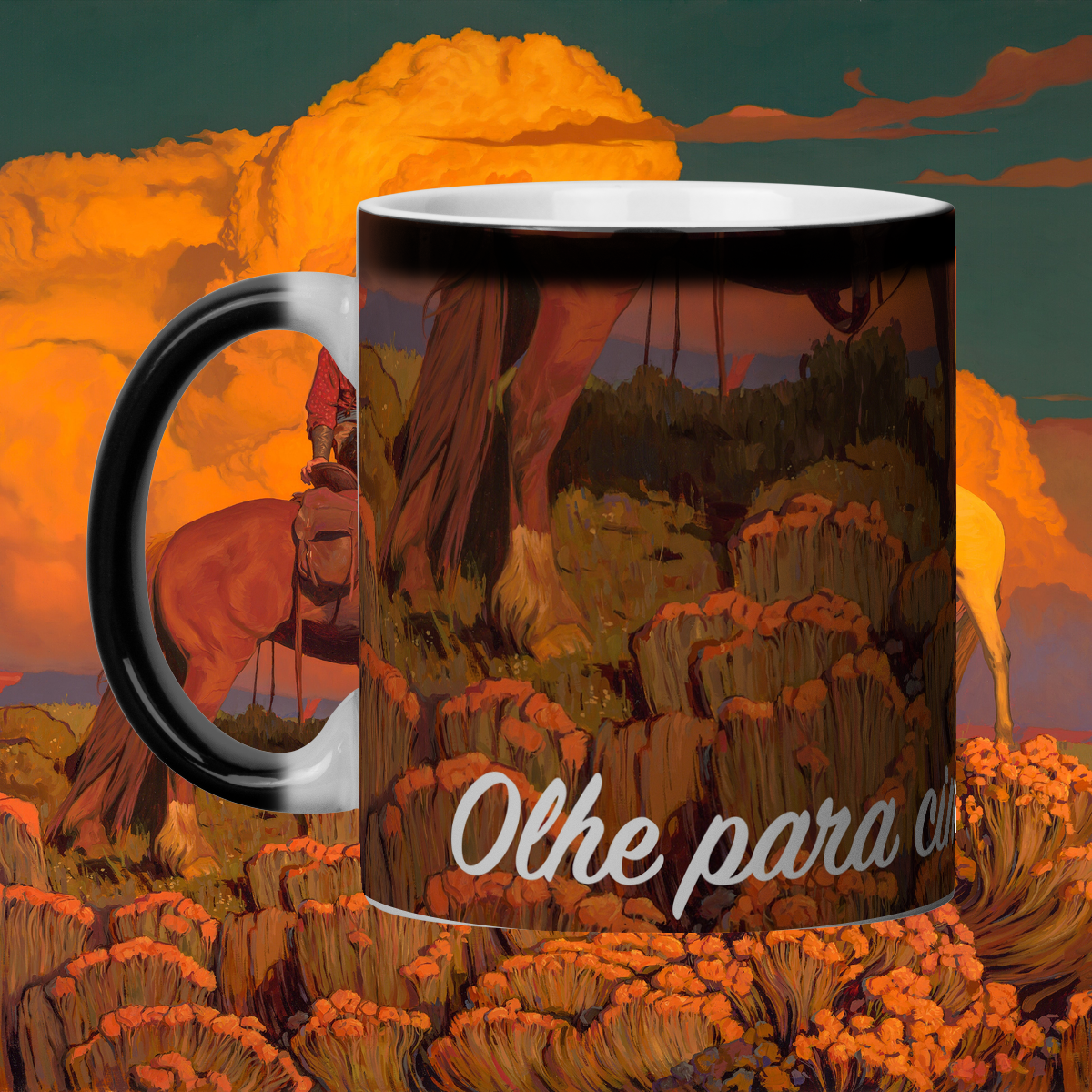 Nome do produto: Emerald Sky - Caneca Mágica