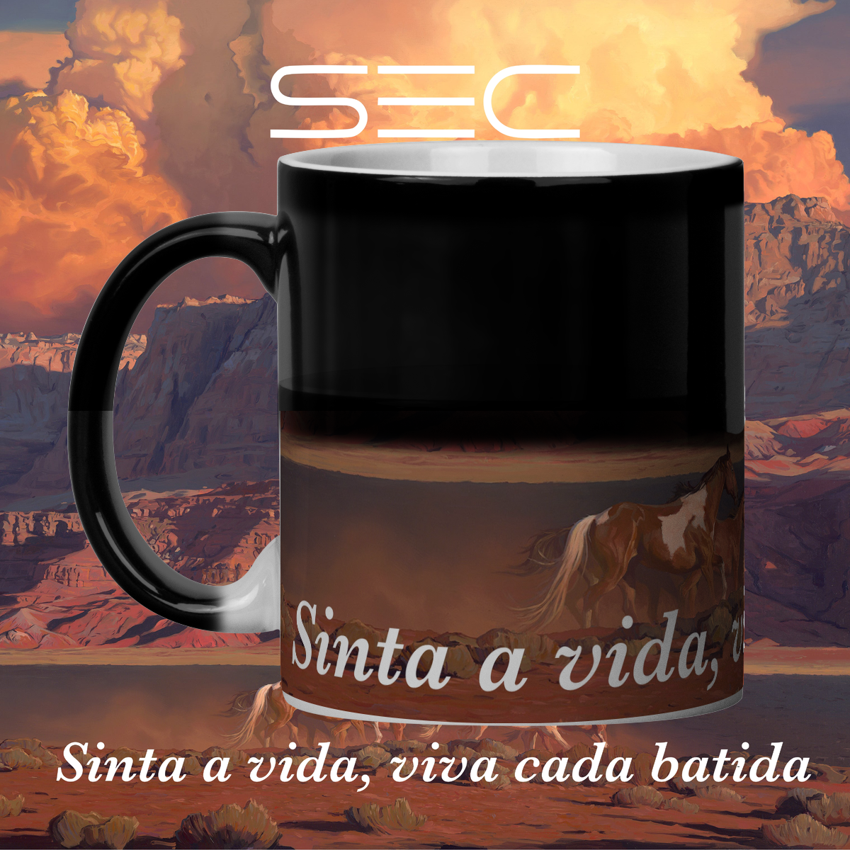 Nome do produto: Heartbeats - Caneca Mágica