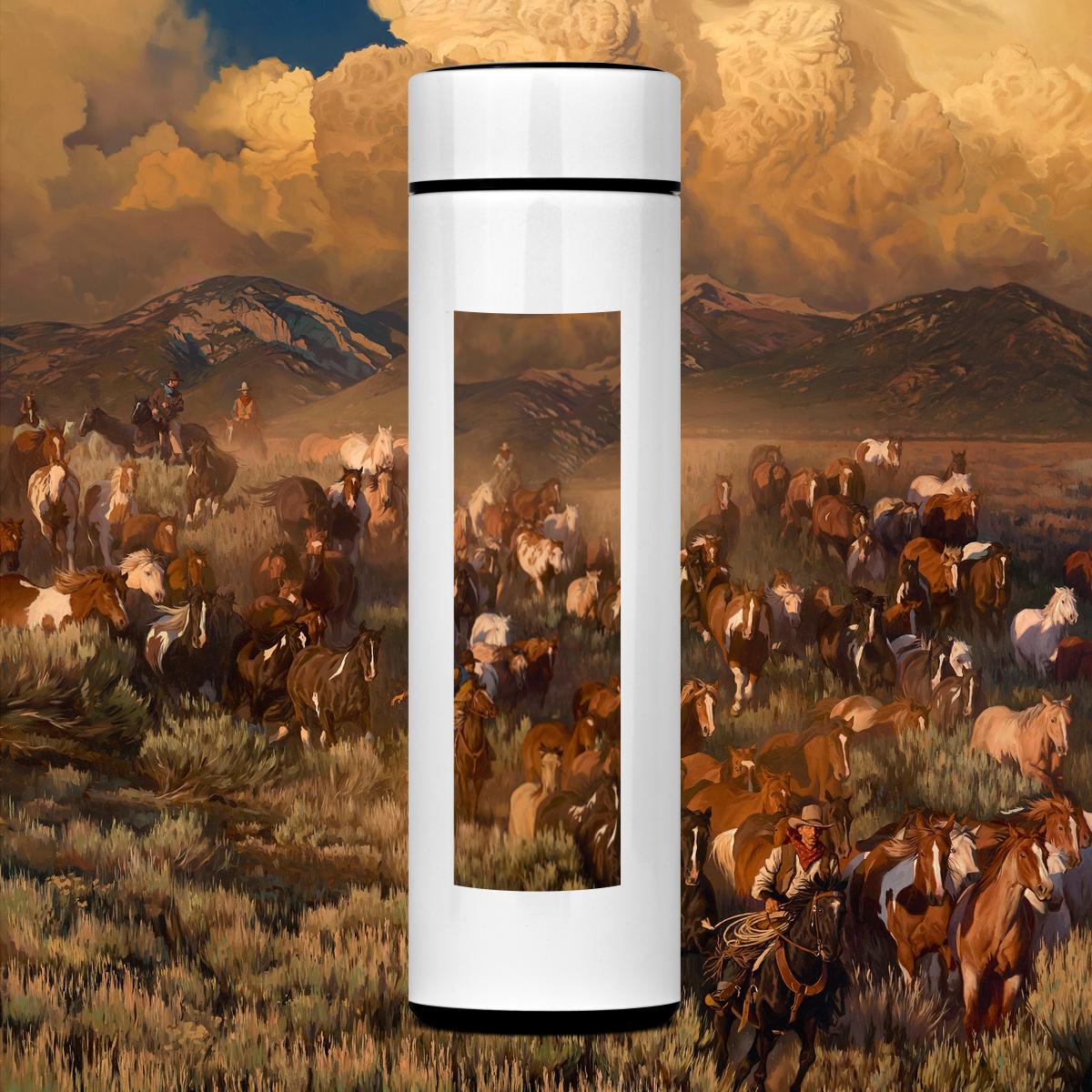 Nome do produto: Heaven`s gate - Garrafa Térmica