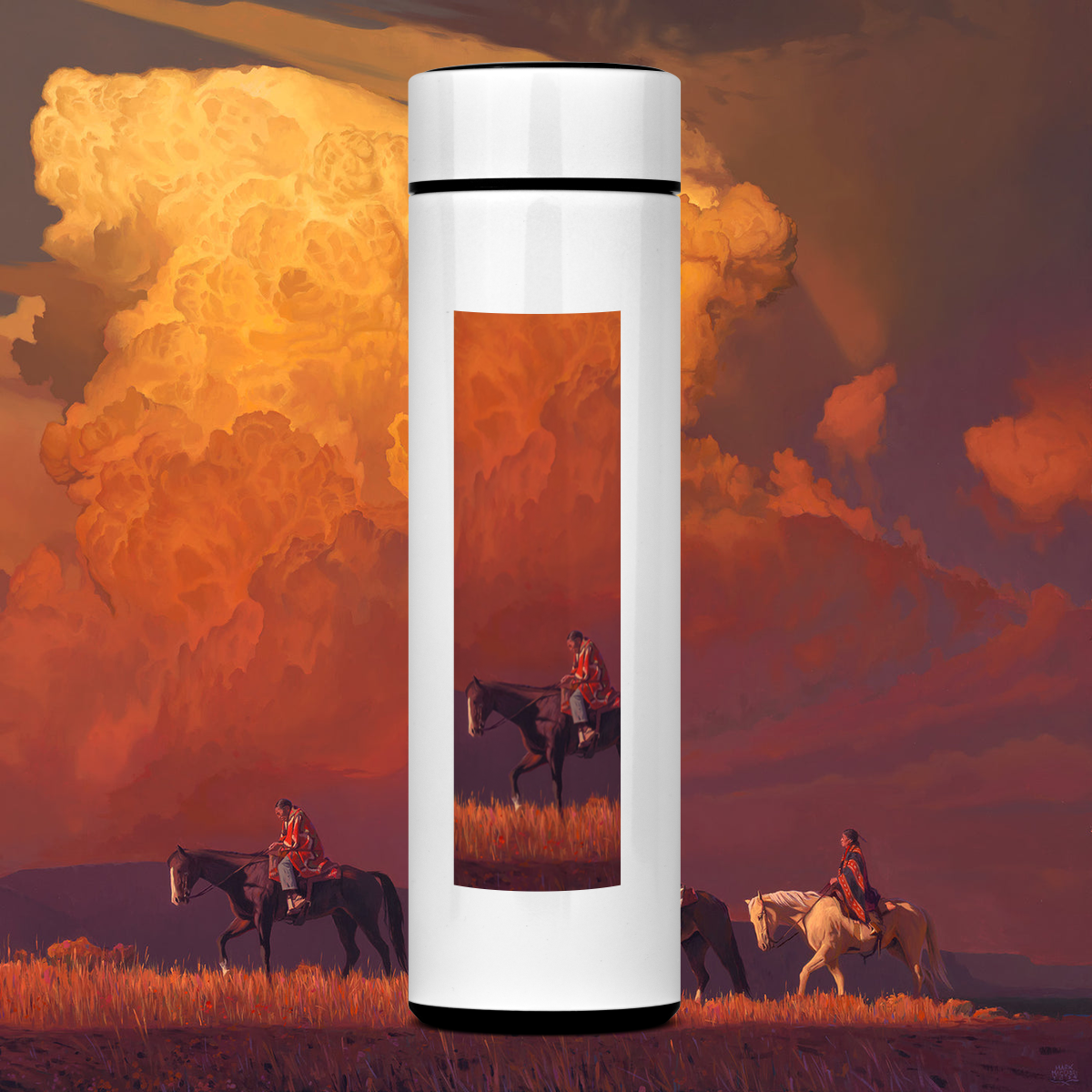 Nome do produto: Journey to blue waters - Garrafa Térmica