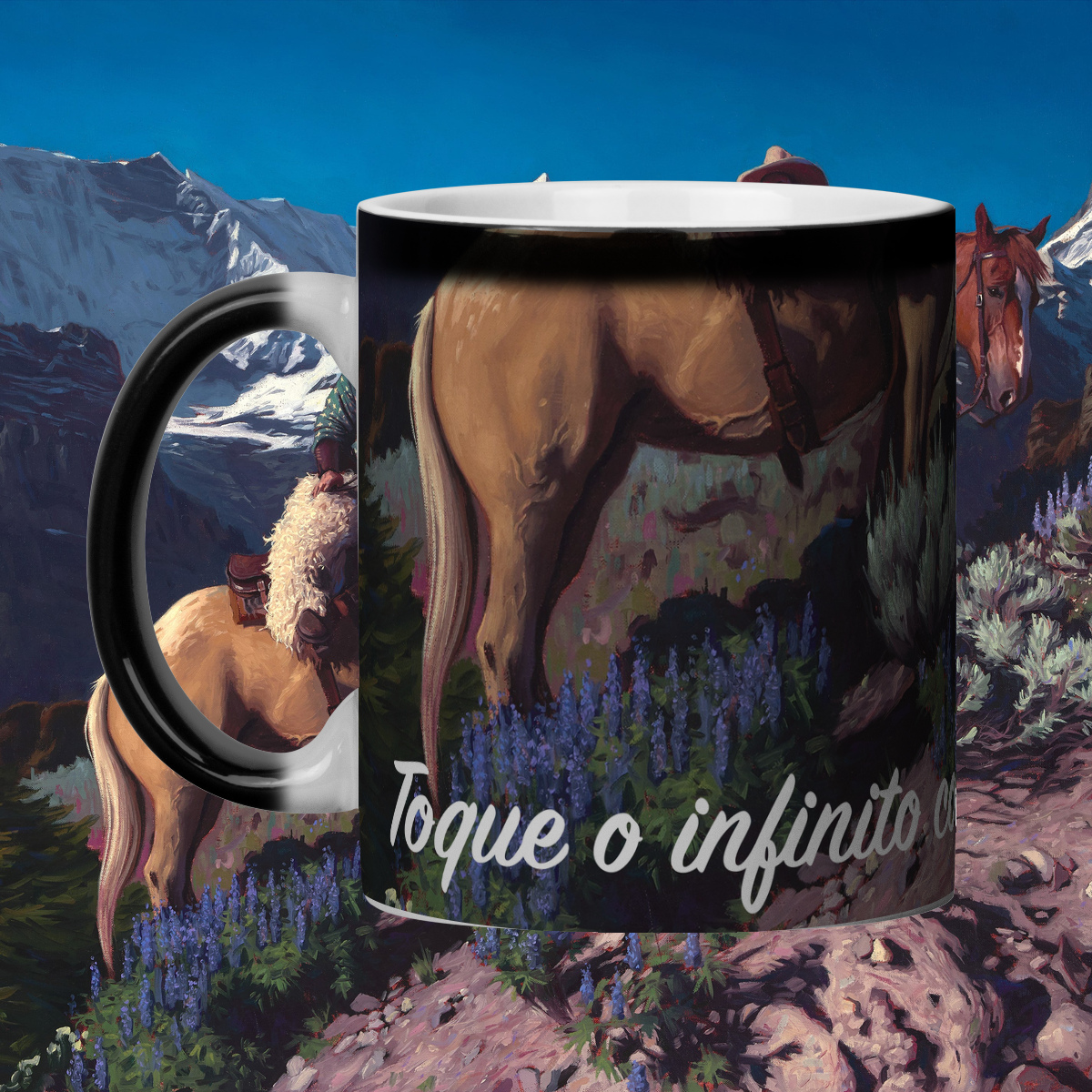 Nome do produto: Kiss the Sky - Caneca Mágica