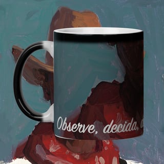 Nome do produto Larry the judge - Caneca Mágica