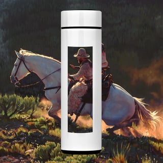 Nome do produto Living on the edge - Garrafa Térmica