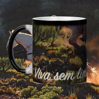 Nome do produto Living on the edge - Caneca Mágica