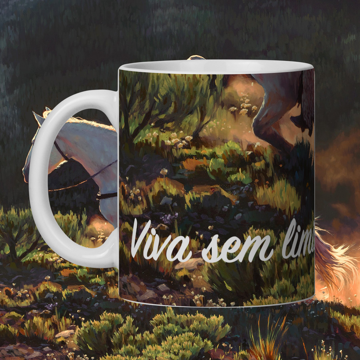 Nome do produto: Living on the edge - Caneca