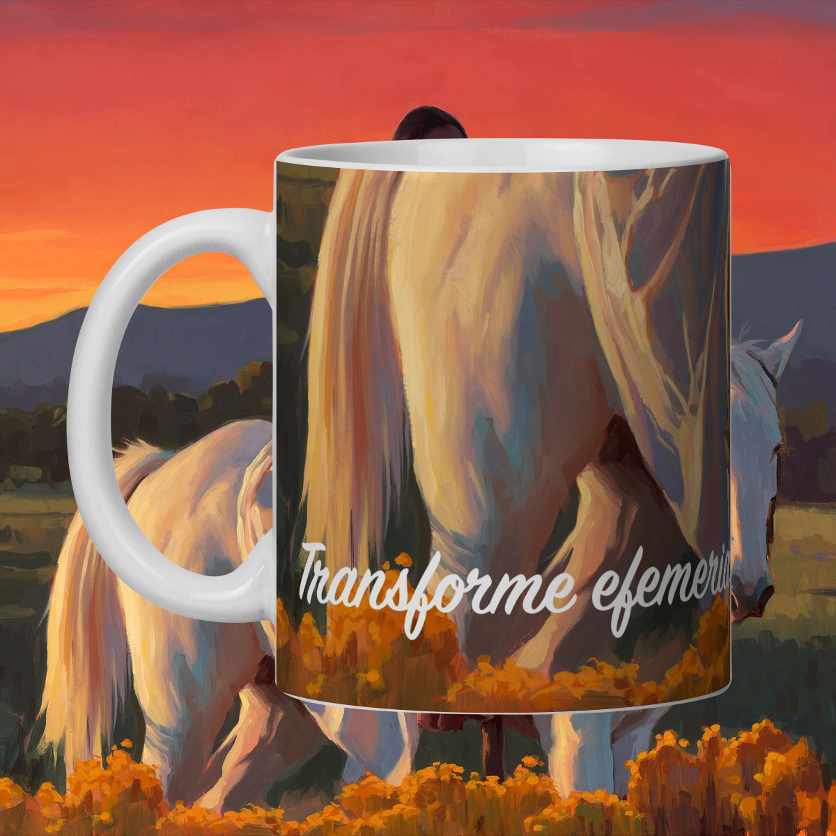 Nome do produto: Mariposa Afterglow - Caneca