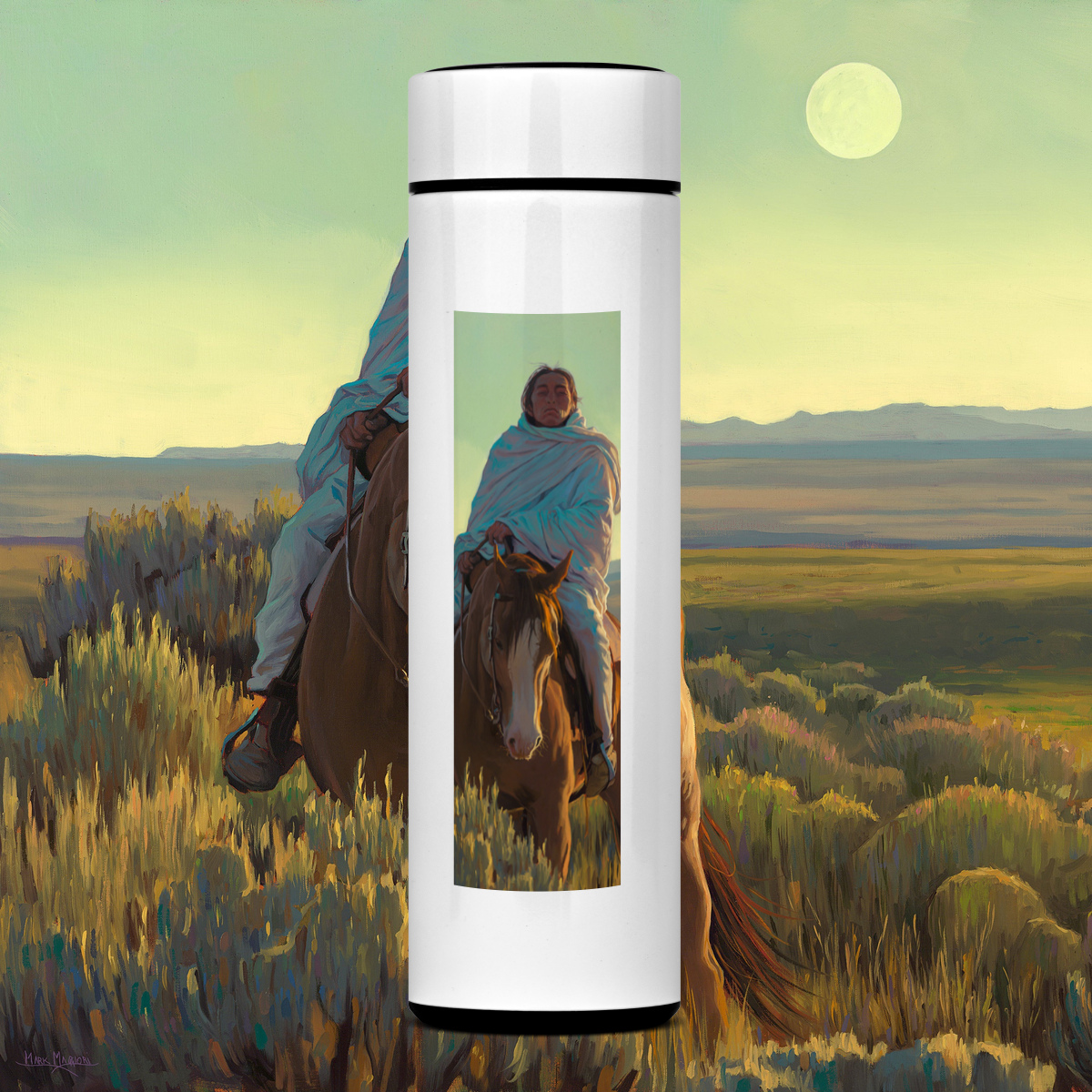 Nome do produto:  Moon rising - Garrafa Térmica