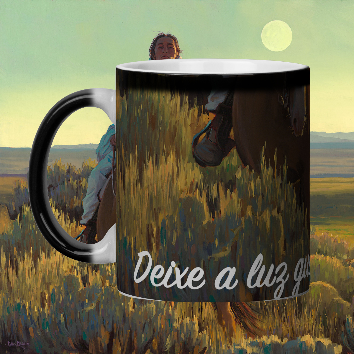 Nome do produto: Moon rising  — Caneca Mágica