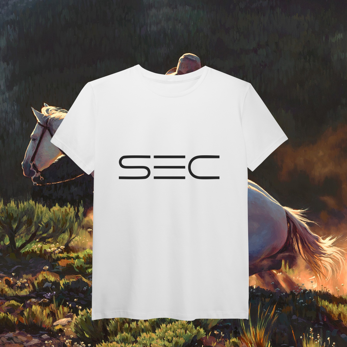 Nome do produto Living on the edge - T-Shirt Pima