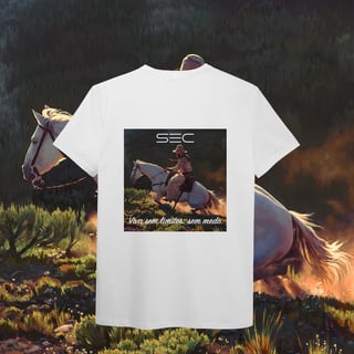 Nome do produto Living on the edge - T-Shirt Pima