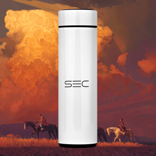 Nome do produto Journey to blue waters - Garrafa Térmica