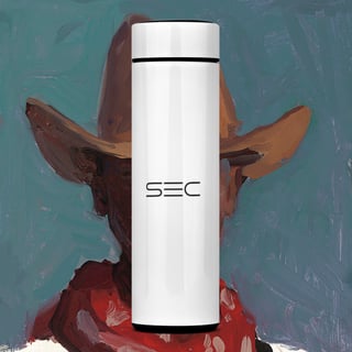 Nome do produto Larry the judge - Garrafa Térmica