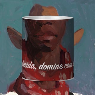 Nome do produto Larry the judge - Caneca