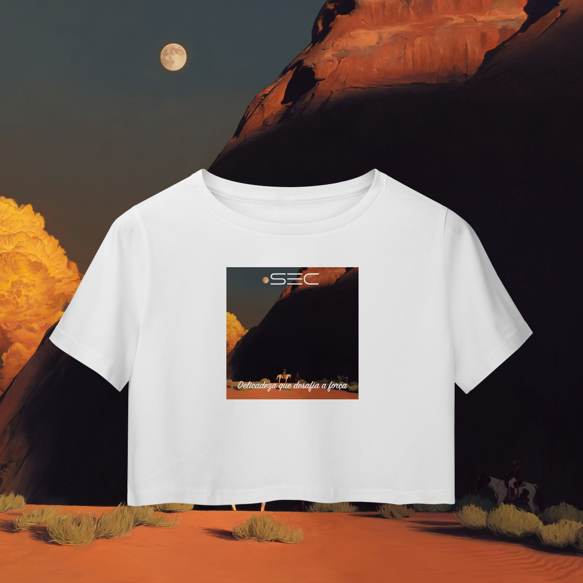 Nome do produto Little Sheep - Camisa Cropped