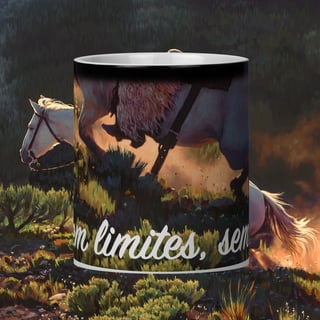 Nome do produto Living on the edge - Caneca Mágica
