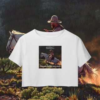 Nome do produto Living on the edge - Camisa Cropped