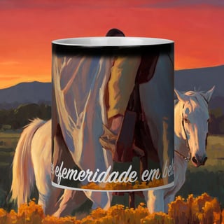 Nome do produto Mariposa Afterglow - Caneca Mágica