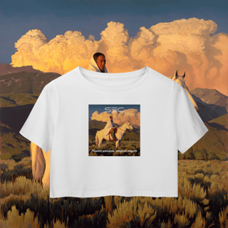 Nome do produto Hold on to what is good - Camisa Cropped