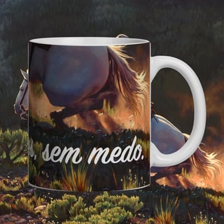 Nome do produto Living on the edge - Caneca